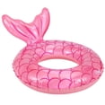 thumbnail image 1 of MoKo Inflatable Pool Floats for Adults Kids, Mermaid Swimming Ring Pool Water Beach Floaties Summer Toy, Pink, 1 of 7