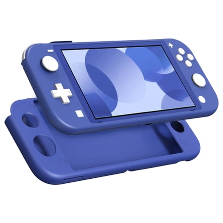 MoKo Protective Case for Switch Lite,Protective Rubber Silicone Cover Case, Non-Slip Shock-Absorption Anti-Scratch Case Compatible with Switch Lite Console, Blue, Nintendo