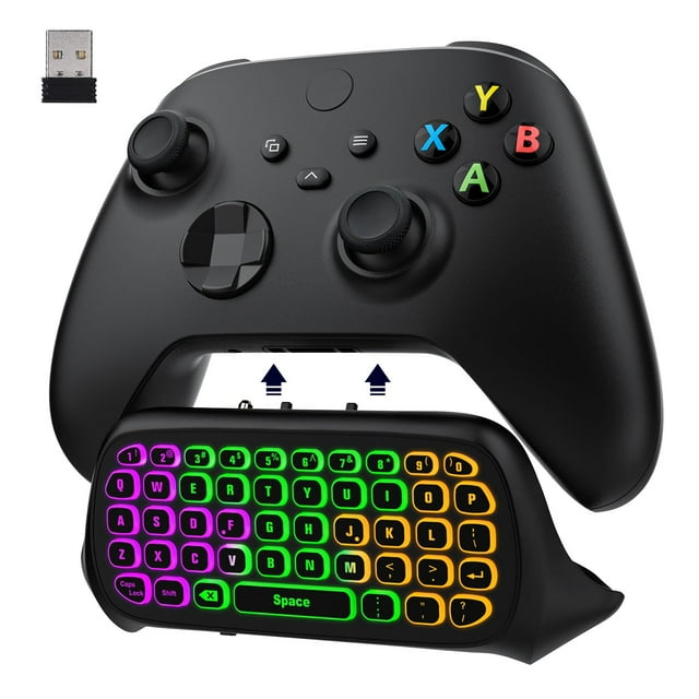 MoKo Wireless Xbox RGB Keypad, 2.4G Receiver, Backlit Keyboard, Xbox