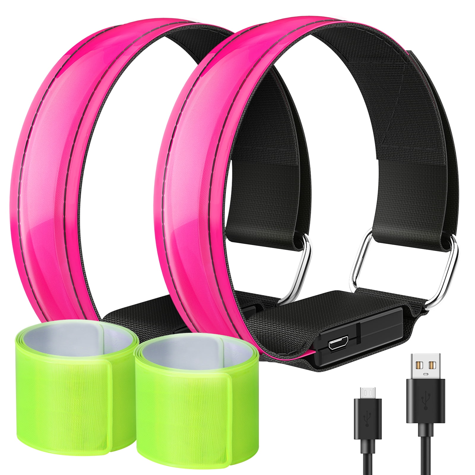 MoKo Running Light for Runners, Reflector Gear LED Rechargeable with 3