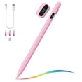 thumbnail image 1 of MoKo Stylus Pen for Touch Screen, Active Universal Stylus Pen Compatible with iPad/iPhone/Samsung and Other ios/Android Smartphone and Tablet Devices,Power Display, Pink, 1 of 7