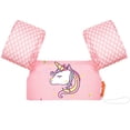 thumbnail image 1 of MoKo Swim Vest for Kid 20-50 lbs, Swimming Arm Floaties  Water Wings for 2-7 Years Old, Pink, 1 of 7