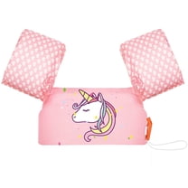 MoKo Swim Vest for Kid 20-50 lbs, Swimming Arm Floaties  Water Wings for 2-7 Years Old, Pink