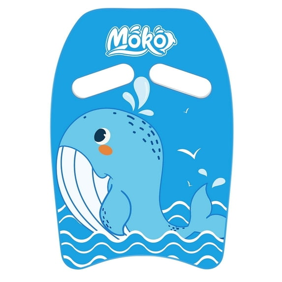 MoKo Swimming Kickboard for Kids, Children Pool Training Swimming Aid for Beginner Swimmers, Blue whale