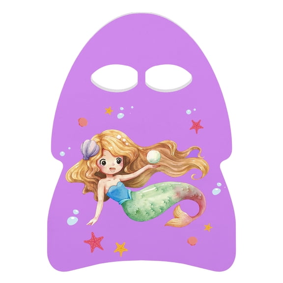 MoKo Swimming Kickboard for Kids, Swim Training Aid Pool Exercise Equipment for Swimming Beginner, Purple Mermaid