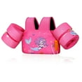 thumbnail image 1 of MoKo Toddler Swim Vest for 25-60 Lbs Kids with Whistle, Swim Trainer Floats Vests with Double Security Buckle for 3-7 Years Old Children, Magenta Mermaid, 1 of 8