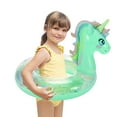 thumbnail image 1 of MoKo Unicorn Pool Floats for Kids, Inflatable Swimming Ring Beach Swim Floaties Toys Party Supplies, Green, 1 of 6