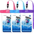 thumbnail image 1 of MoKo Waterproof Phone Pouch, Cell Phone Dry Bag Case Compatible with iPhone/Galaxy/Note/LG, up to 7", 1 of 8