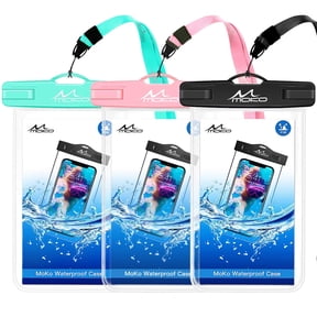 MoKo Waterproof Phone Pouch, Cell Phone Dry Bag Case Compatible with iPhone/Galaxy/Note/LG, up to 7"