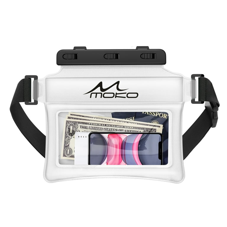 MoKo Waterproof Phone Pouch Fanny Pack Floating Dry Bag