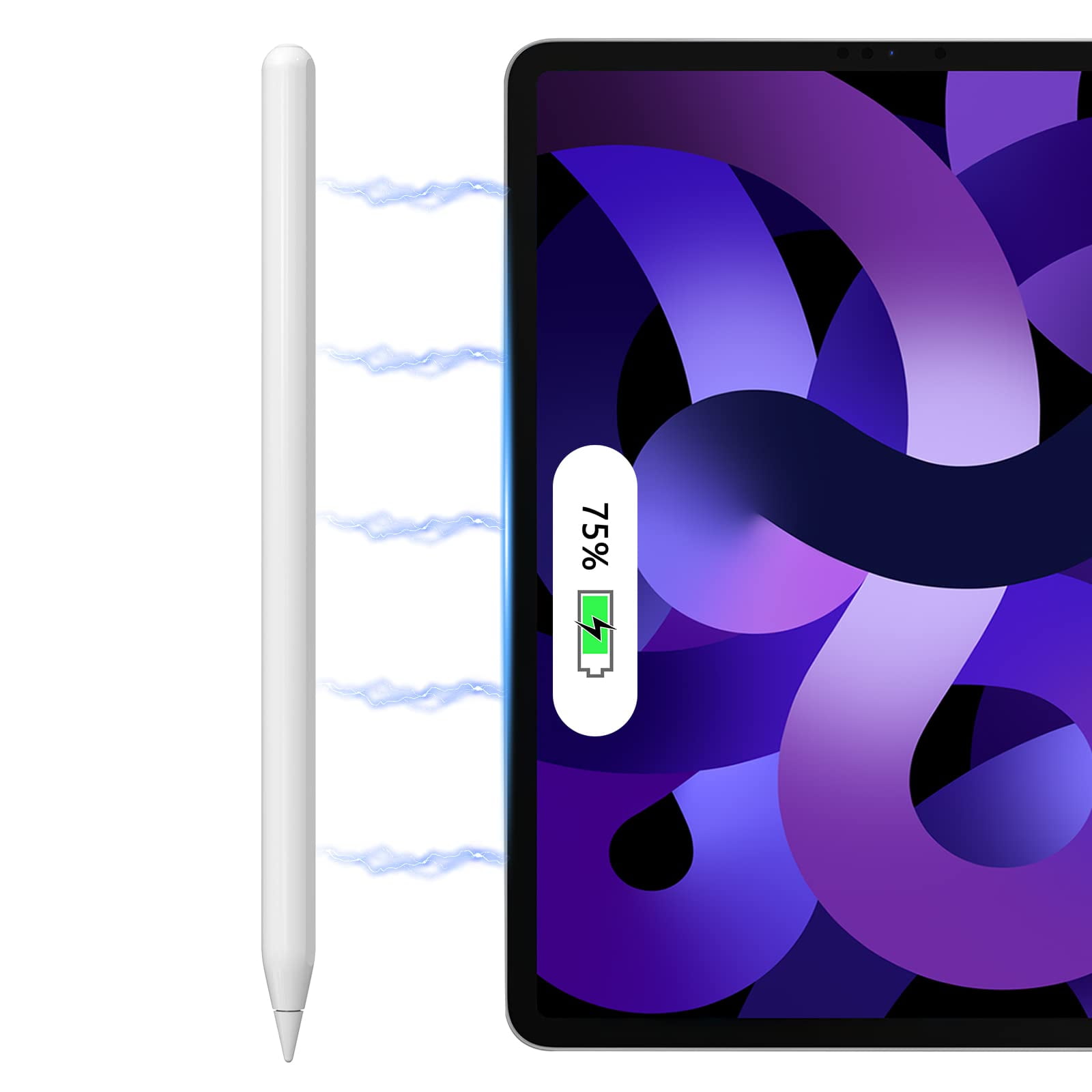  MoKo Lápiz iPad de 2ª generación con carga inalámbrica  magnética, Apple Pencil de 2ª generación, lápiz óptico para iPad Pro 12.9  pulgadas 6/5/4ª, iPad Pro 11 en 4/3, iPad Air 5/4