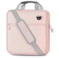 thumbnail image 1 of MoKo Zipper Binder, 2 inch 3 Ring 500 Sheet Capacity Multi-Pocket Binder, School Supplies, Pink, 1 of 6