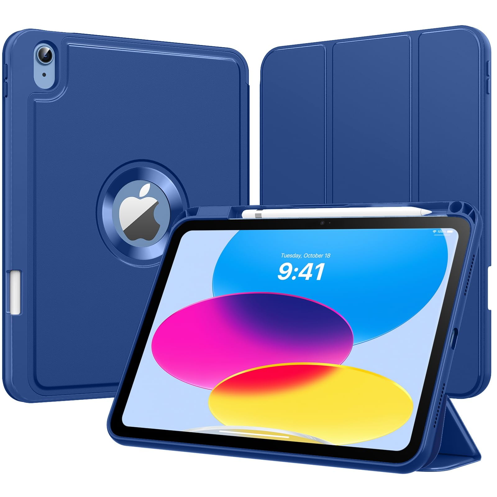 MoKo Case For New IPad (A16) 11th Generation 2025/10th Generation 2022, IPad 11 Inch/10.9 Inch Case With Soft TPU Translucent Frosted Back Cover,Auto - View #7