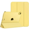 thumbnail image 1 of MoKo Case for iPad (A16) 11th Generation 11 Inch 2025, iPad 10th Generation 10.9 inch 2022, Slim Stand Protective Cover with Hard Translucent Shell Cover, Support Touch ID,Light Yellow, 1 of 8