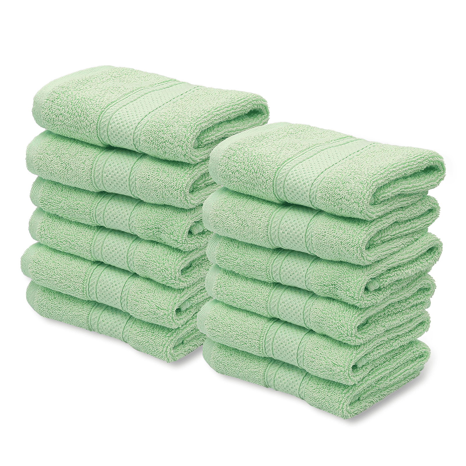 MoNiBloom 8Pcs Bath Towel Set, 100% Cotton Super Soft, 2 Bath Towels, 2  Hand Towels and 4 Washcloths for Bathroom, Machine Washable, Gray 