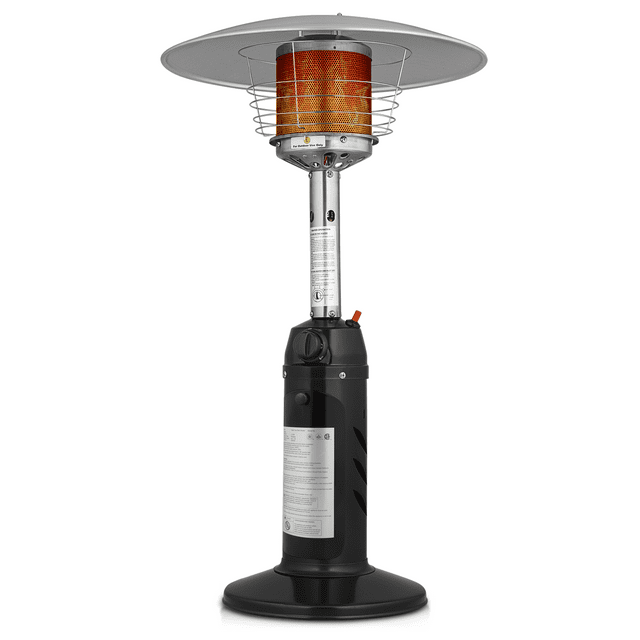 MoNiBloom 11,000 BTU Stainless Steel Patio Heater Portable Propane Gas