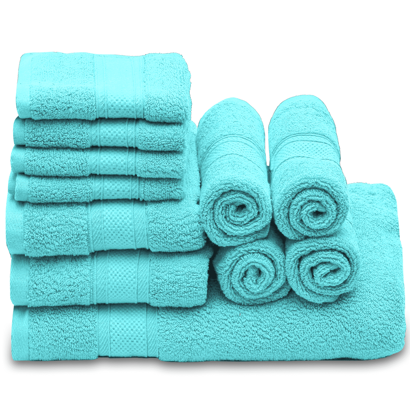 4 Piece Bath Towel Set, 100% Cotton, High Absorbent Quick Dry Bath Towels, Machine Washable, 27x54 MoNiBloom Color: Gray