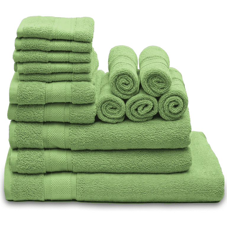 Oversized Green Hand Towel