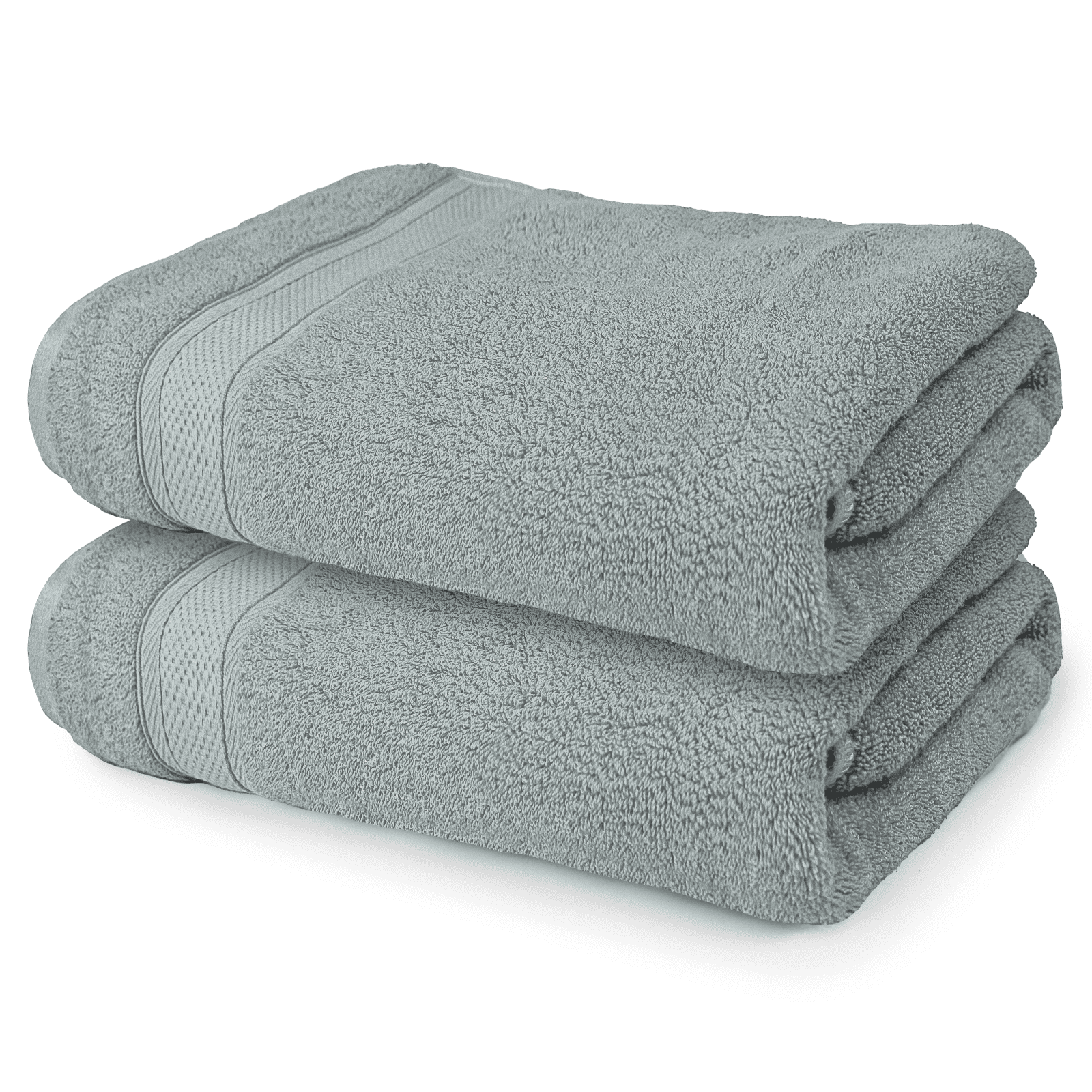  Luxury Bath Towels Extra Large Fluffy — Set of 2 Plush