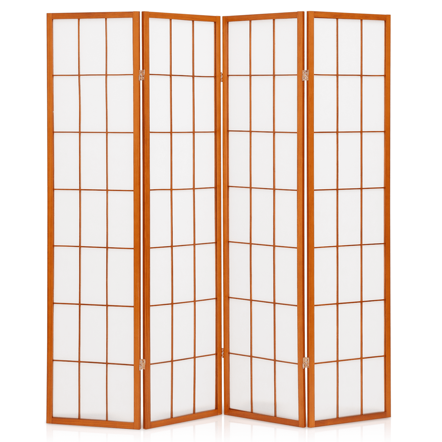 MoNiBloom 4 Panel Foldable Room Divider, 5.8 ft Tall Partition Wall