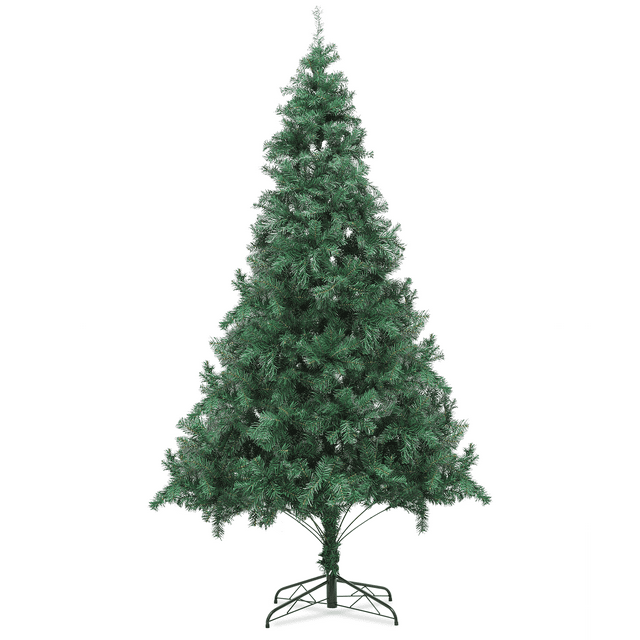 MoNiBloom 8Ft Christmas Tree, Lifelike Artificial Spruce Xmas Tree with