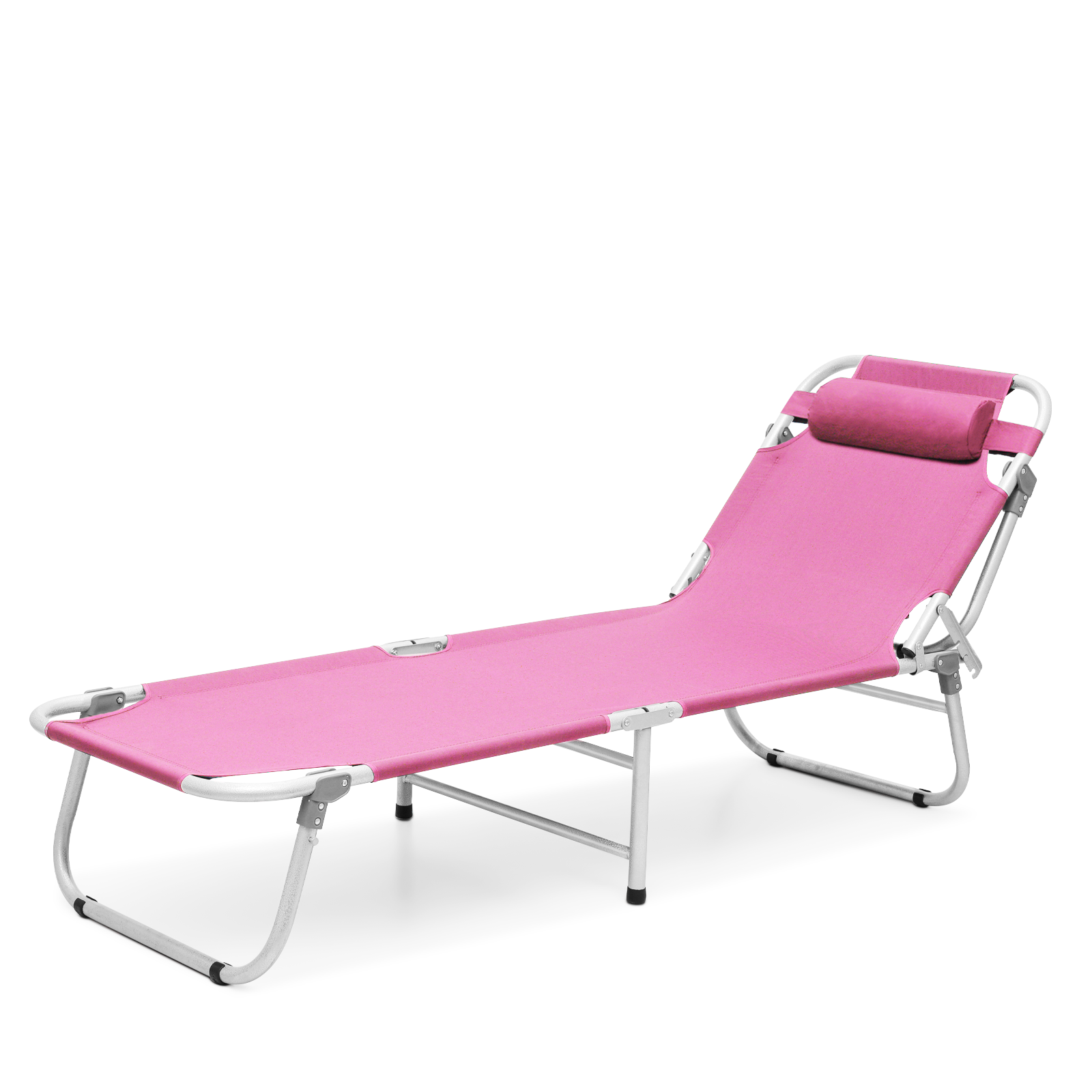 MoNiBloom Adjustable Foldable Cot for Camping, Folding Bed Chair, 4