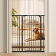thumbnail image 1 of MoNiBloom Baby & Dog Pet Safety Gate for Doorways and Stairways 41" Tall, Fits 27-34 Inch Openings, Pressure Mounted Easy Walk Through Pet Gate, Black, 1 of 9