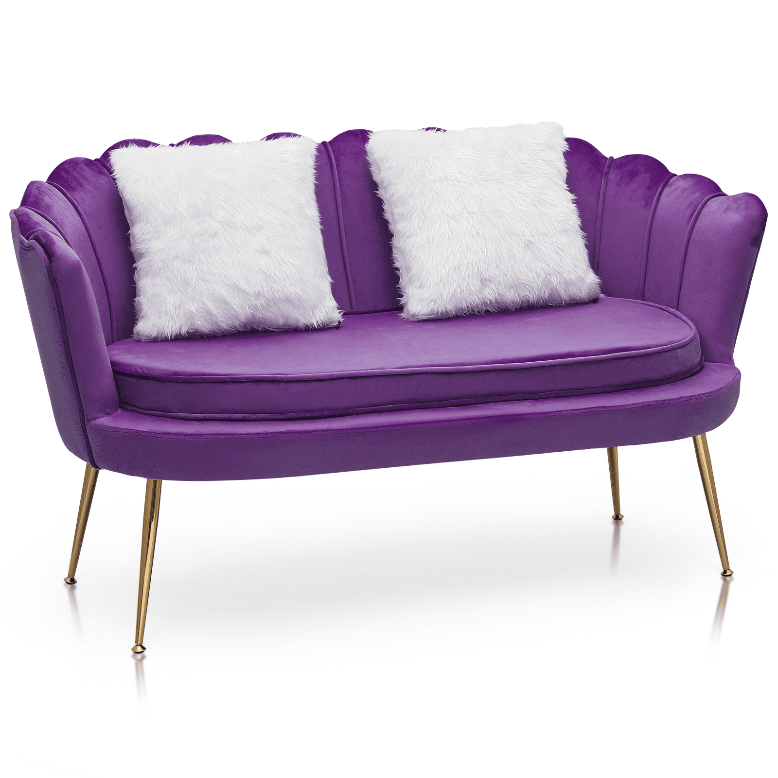 Purple two seater sofa online
