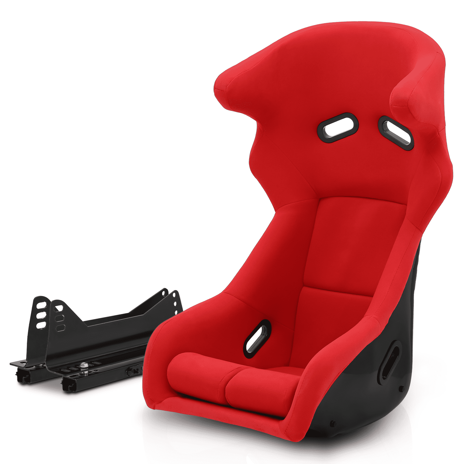 MoNiBloom Ergonomic Racing Bucket Seat Racing Simulator Game Seat with Adjustable Slide Upholstery Racing Seat for Racing Simulator Cockpit Red in Nepal at NPR 62975 Rating 5