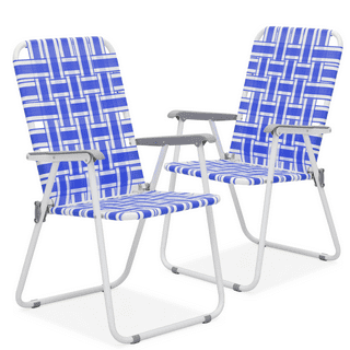 Aluminum Webbed Folding Lawn Chairs