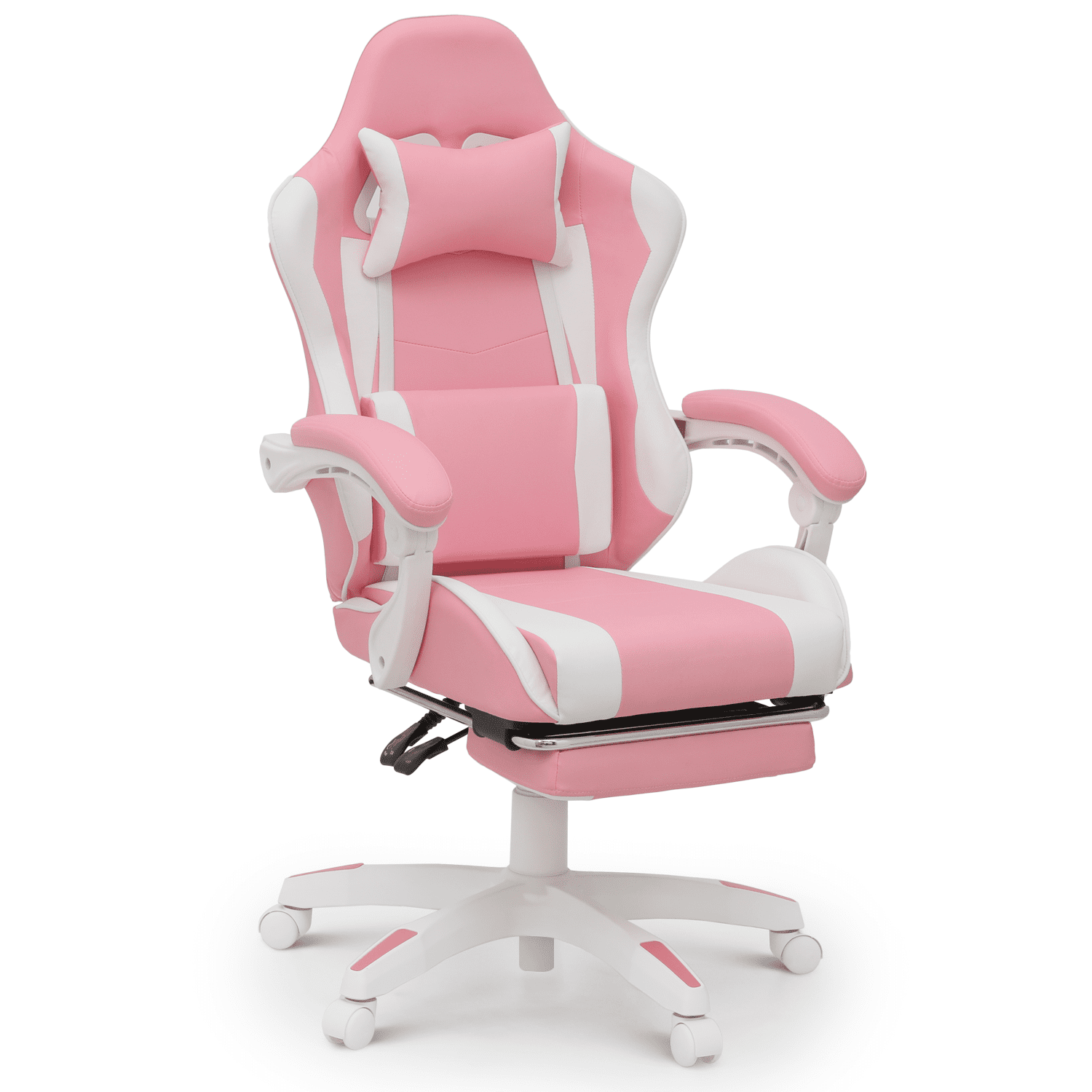 Gamefitz Gaming Chair (Pink & White)