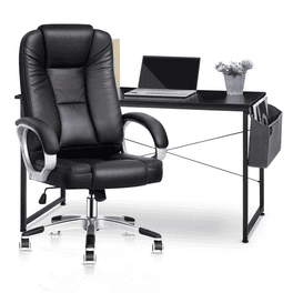 MoNiBloom Computer Desk Chair Set Reclining Seat with Footrest and Home Office Writing Table Workstation with Bookshelf Walmart