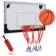 MoNiBloom Mini Basketball Hoop, Kids Indoor Over the Door Mini Hoop + Basketball Set, Basketball
