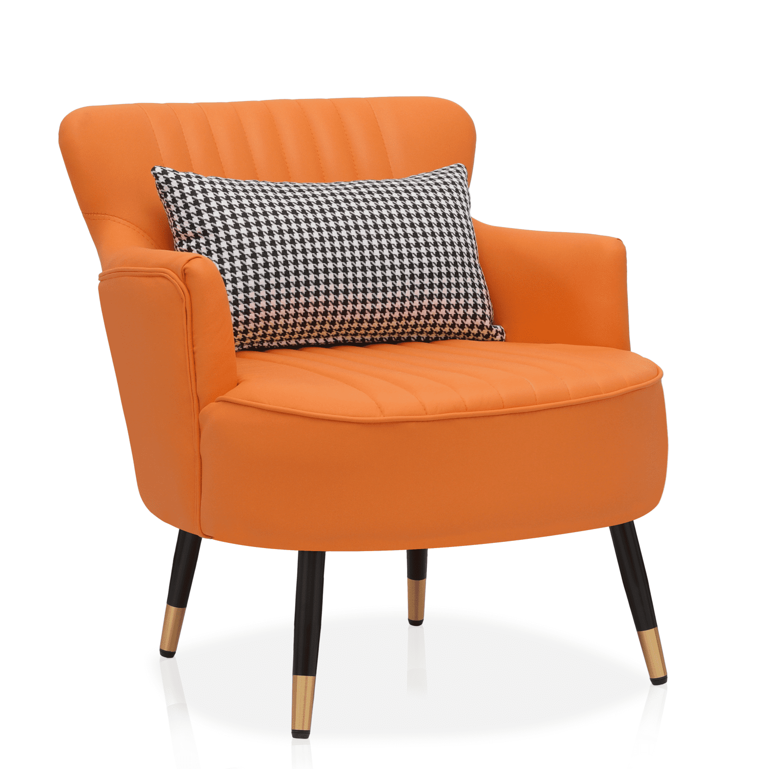 MoNiBloom Modern Accent Chair with Cushion, Comfy Wingback Reading