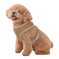 thumbnail image 1 of MoNiBloom No Pull Dog Harness, Pet Vest Adjustable Mesh Breathable Harnesses for Dogs Walking, Light Brown S, 1 of 8