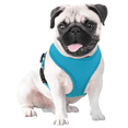 thumbnail image 1 of MoNiBloom No Pull Dog Harness, Pet Vest Adjustable Mesh Breathable Harnesses for Dogs Walking, Sky Blue L, 1 of 8
