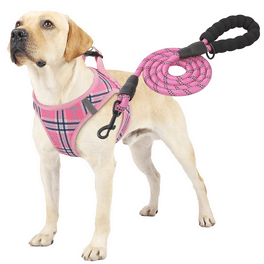 No Pull Dog Harness Adjustable Reflective Oxford Easy Control Medium Large Dog Harness with A Free Heavy Duty Dog Leash Walmart
