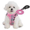 thumbnail image 1 of MoNiBloom No Pull Dog Harness with Leash, No Choke Reflective Pet Vest Adjustable Breathable Mesh Harnesses Dogs Walking, Pink XS, 1 of 10