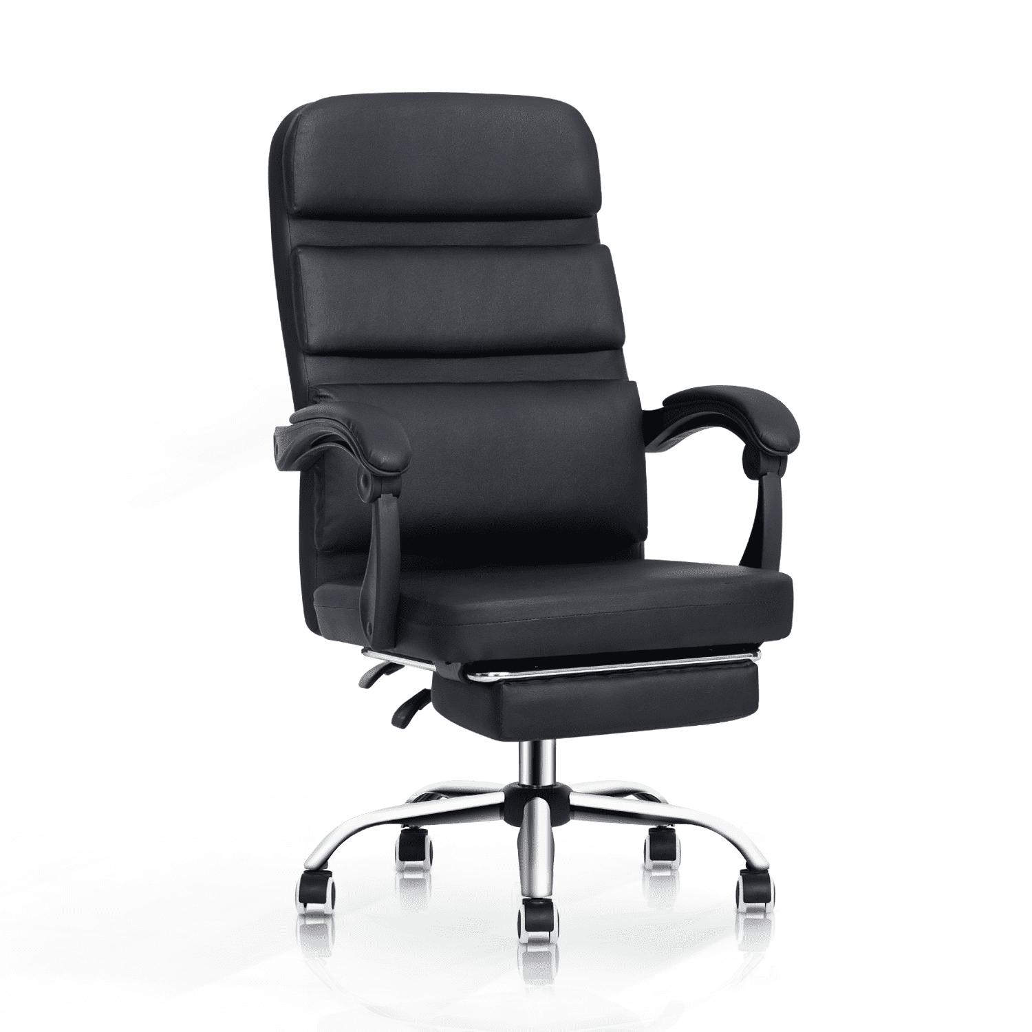 MoNiBloom Office Leather Executive Chair Ergonomic Reclining Seat
