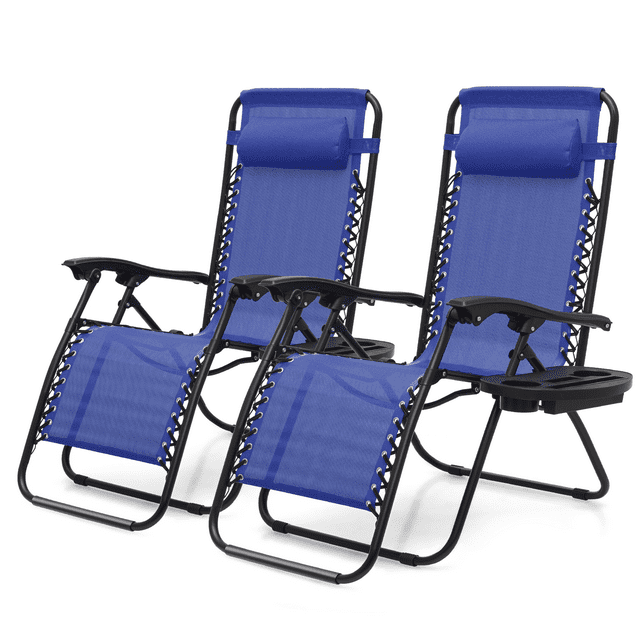 MoNiBloom Outdoor Beach Chair Set of 2, for Beach Patio Pool Lawn Yard