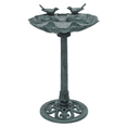 thumbnail image 1 of MoNiBloom Outdoor Pedestal Bird Bath with Solar Pumb, for Garden Patio Backyard Décor, Green, 1 of 9