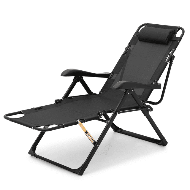 MoNiBloom Outdoor Zero Gravity Folding Reclining Lounge Chair with