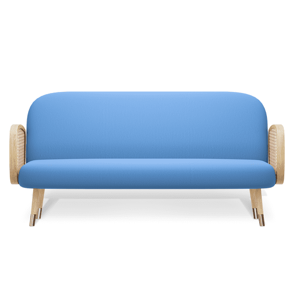 MoNiBloom Queen Size Solid Futon Cover Mattresses Sofa Loveseat Slipcover, 60x80 inch, Light Blue