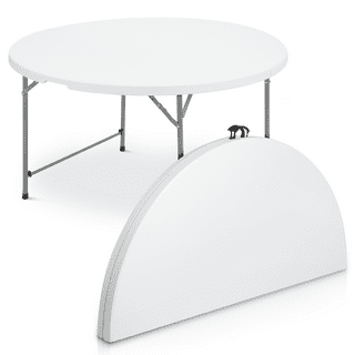 20x30 Height Adjustable Personal Folding Card Table Speckled Gray -  Hampden Furnishings