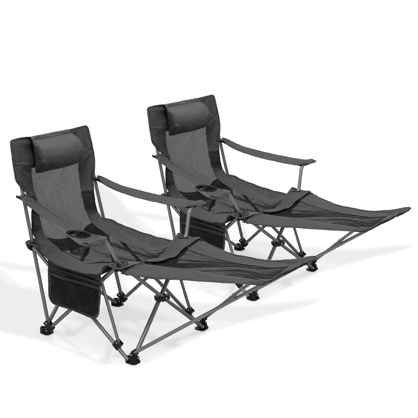 Outdoor Folding Canopy Fishing Chair Reclining Camping Chairs With Footrest  Lightweight Portable Relex Comfortable Tourist Chair