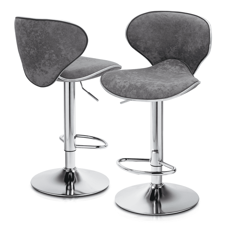 Grey bar stools no back new arrivals