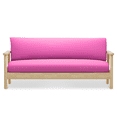 thumbnail image 1 of MoNiBloom Solid Futon Cover Slipcover Fit 6"- 8" Futon Mattresses Cherry, Full Size 54x75 Inch, 1 of 9
