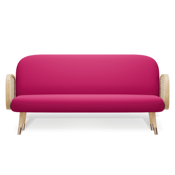 MoNiBloom Solid Futon Cover Slipcover Fit 6"- 8" Futon Mattresses Hot Pink, Queen Size 60x80 Inch