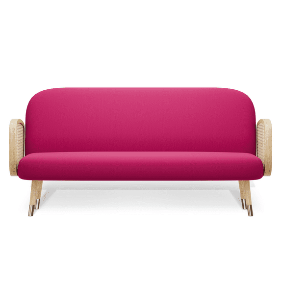 MoNiBloom Solid Futon Cover Slipcover Fit 6"- 8" Futon Mattresses Hot Pink, Queen Size 60x80 Inch