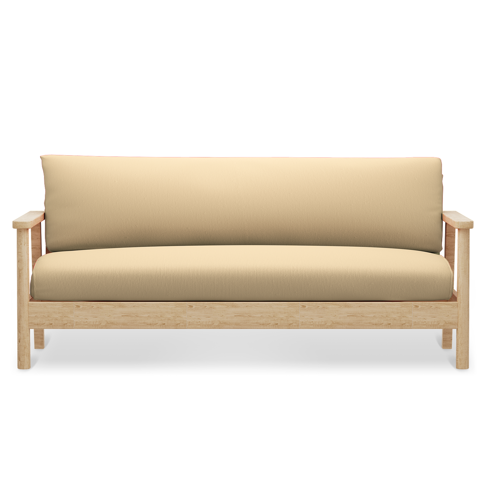 MoNiBloom Solid Futon Cover Slipcover Fit 6" 8" Futon Mattresses Khaki